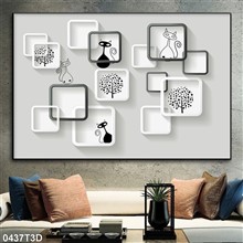 Mẫu Tranh-3D mã số 0437T3D