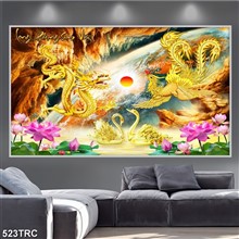 Mẫu Rồng,công,phượng mã số 523TRC
