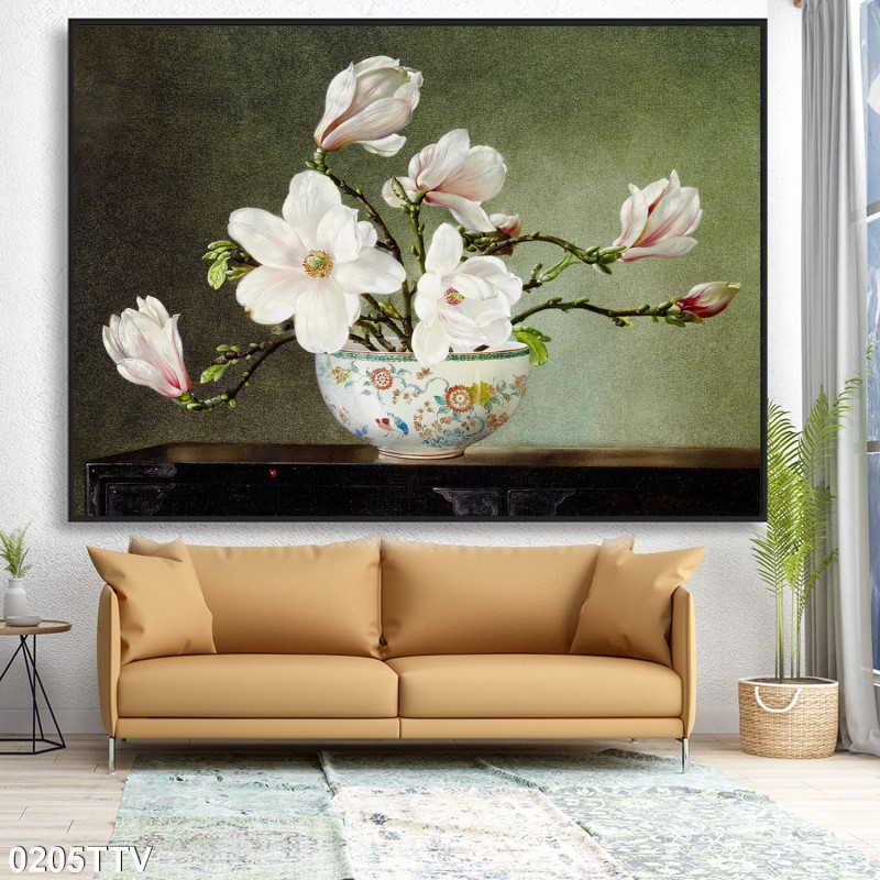 Tranh sơn dầu tĩnh vật hoa quả 0205TTV