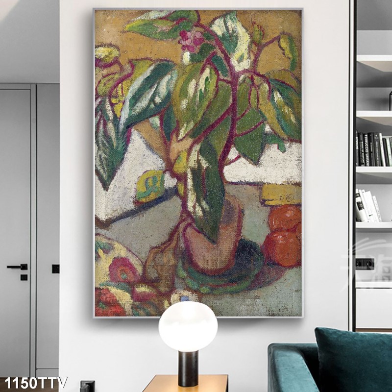 Tranh sơn dầu tĩnh vật hoa quả 1150TTV