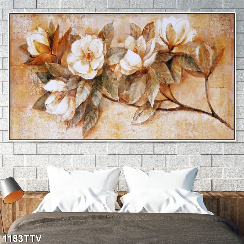 Tranh sơn dầu tĩnh vật hoa quả 1183TTV