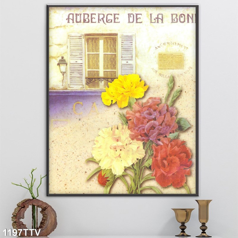 Tranh sơn dầu tĩnh vật hoa quả 1197TTV