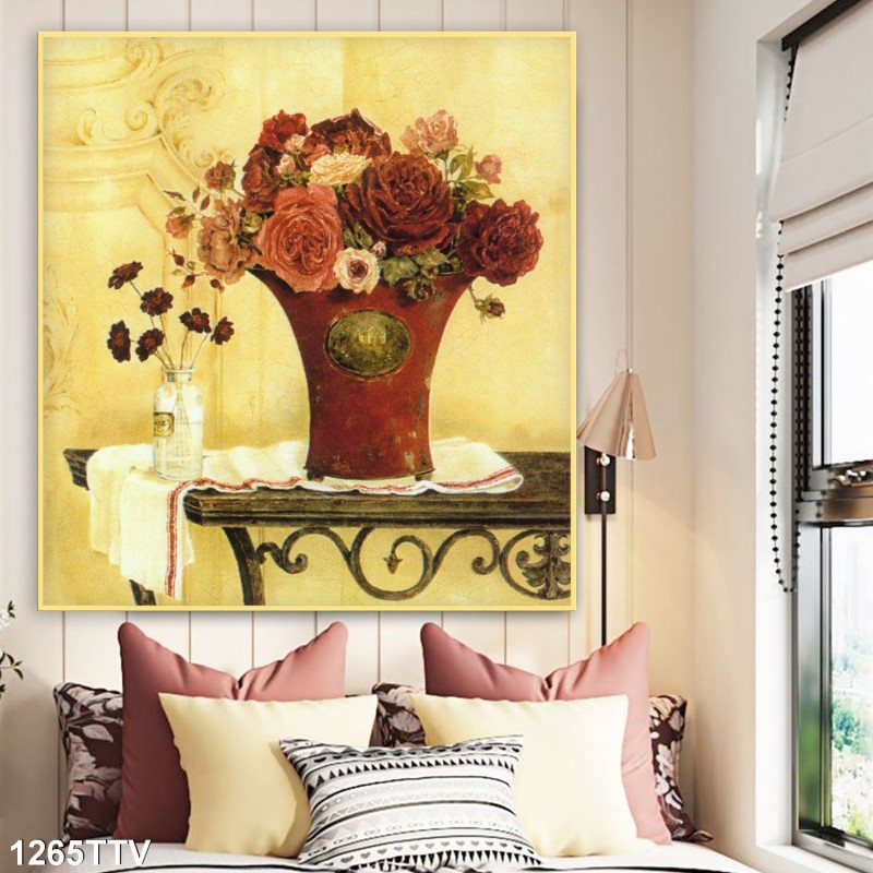 Tranh sơn dầu tĩnh vật hoa quả 1265TTV