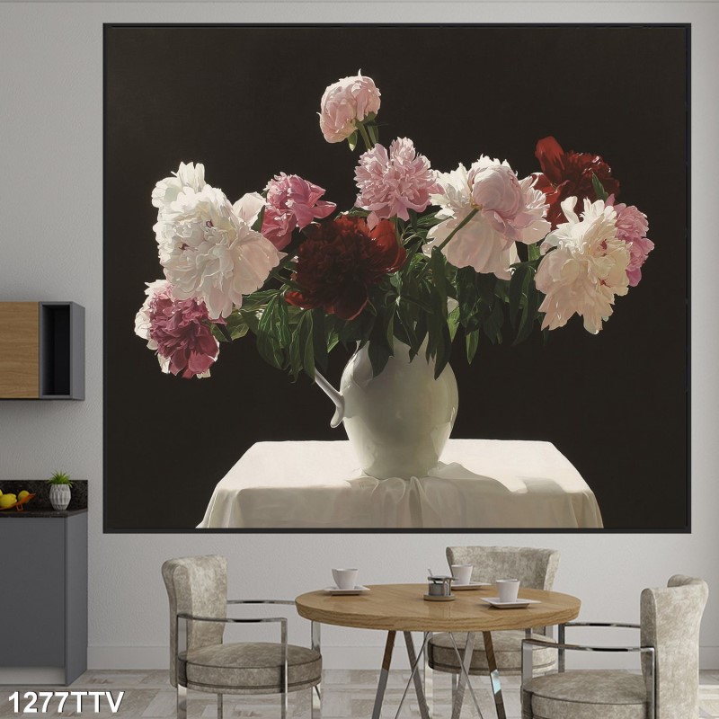 Tranh sơn dầu tĩnh vật hoa quả 1277TTV