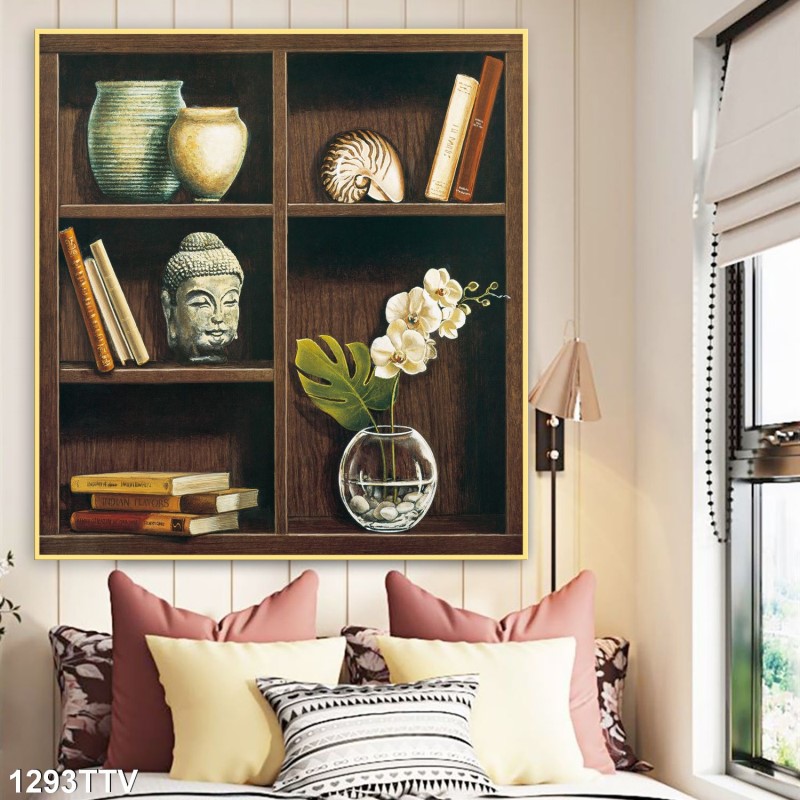 Tranh sơn dầu tĩnh vật hoa quả 1293TTV
