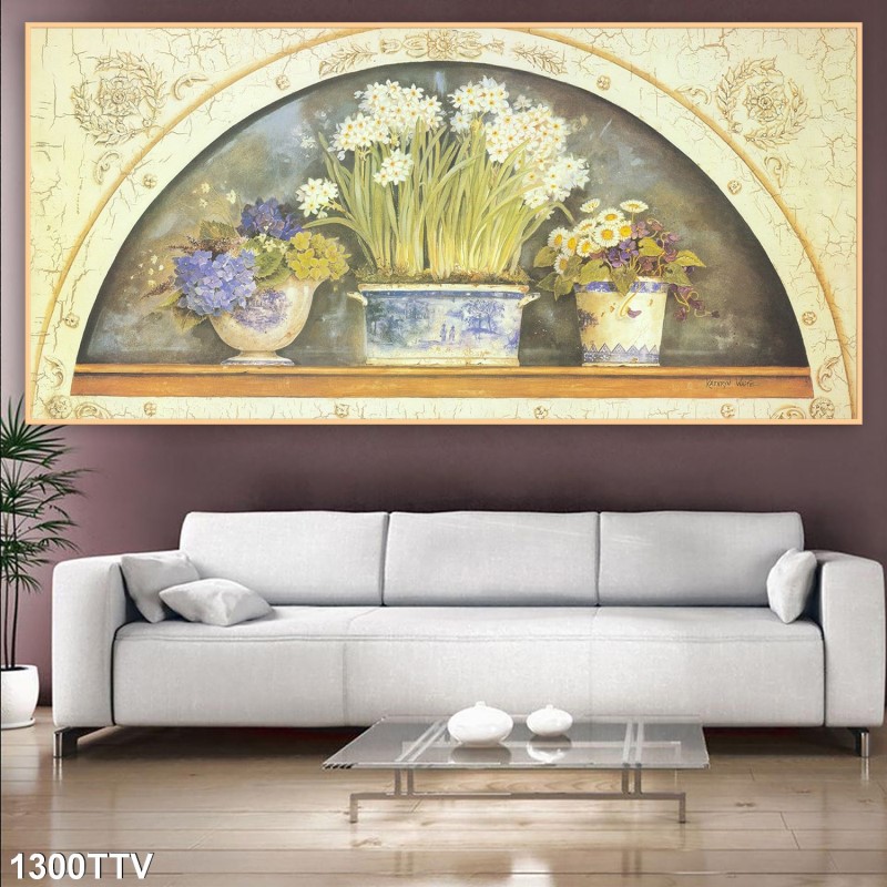 Tranh sơn dầu tĩnh vật hoa quả 1300TTV
