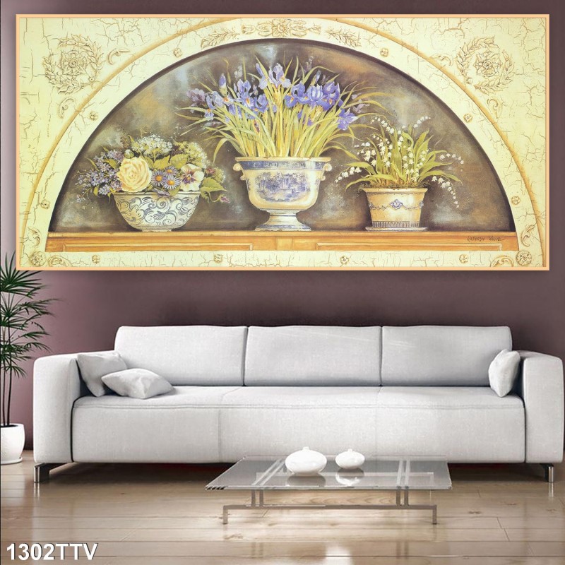 Tranh sơn dầu tĩnh vật hoa quả 1302TTV