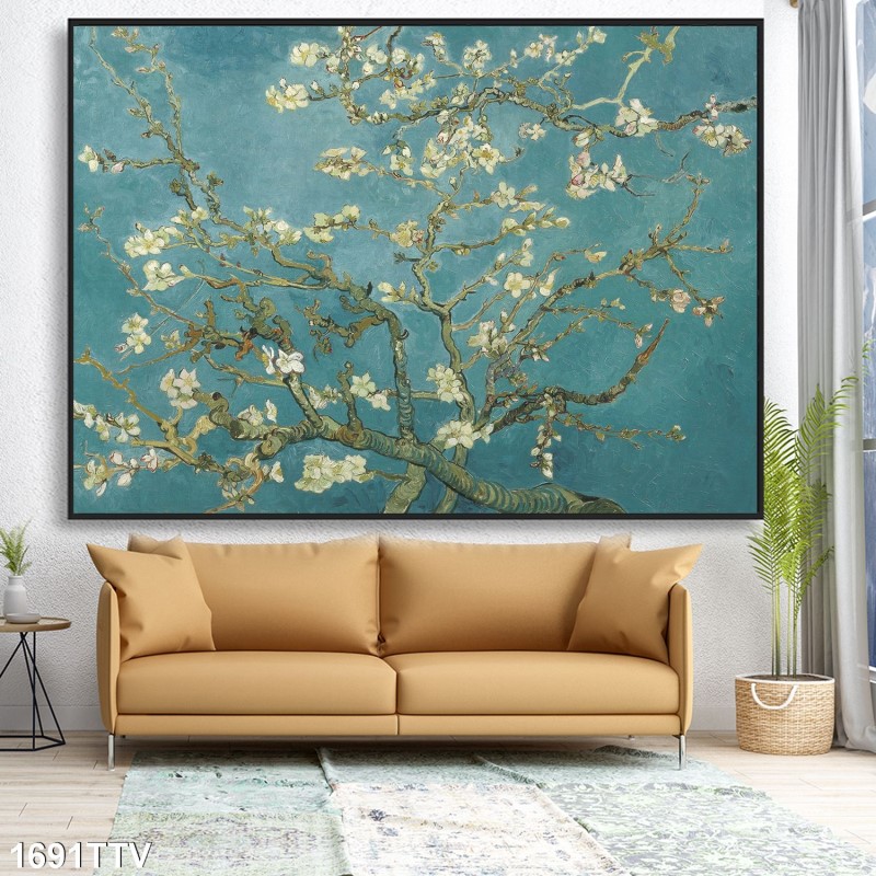 Tranh sơn dầu tĩnh vật hoa quả 1691TTV