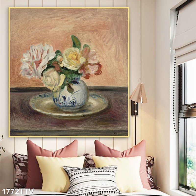 Tranh sơn dầu tĩnh vật hoa quả 1772TTV