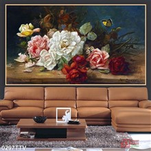 Mẫu Tranh sơn dầu tĩnh vật hoa quả mã số 0297TTV