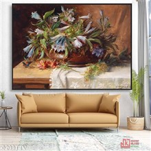 Mẫu Tranh sơn dầu tĩnh vật hoa quả mã số 0299TTV