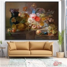 Mẫu Tranh sơn dầu tĩnh vật hoa quả mã số 0304TTV