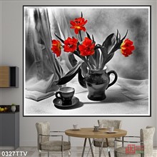 Mẫu Tranh sơn dầu tĩnh vật hoa quả mã số 0327TTV
