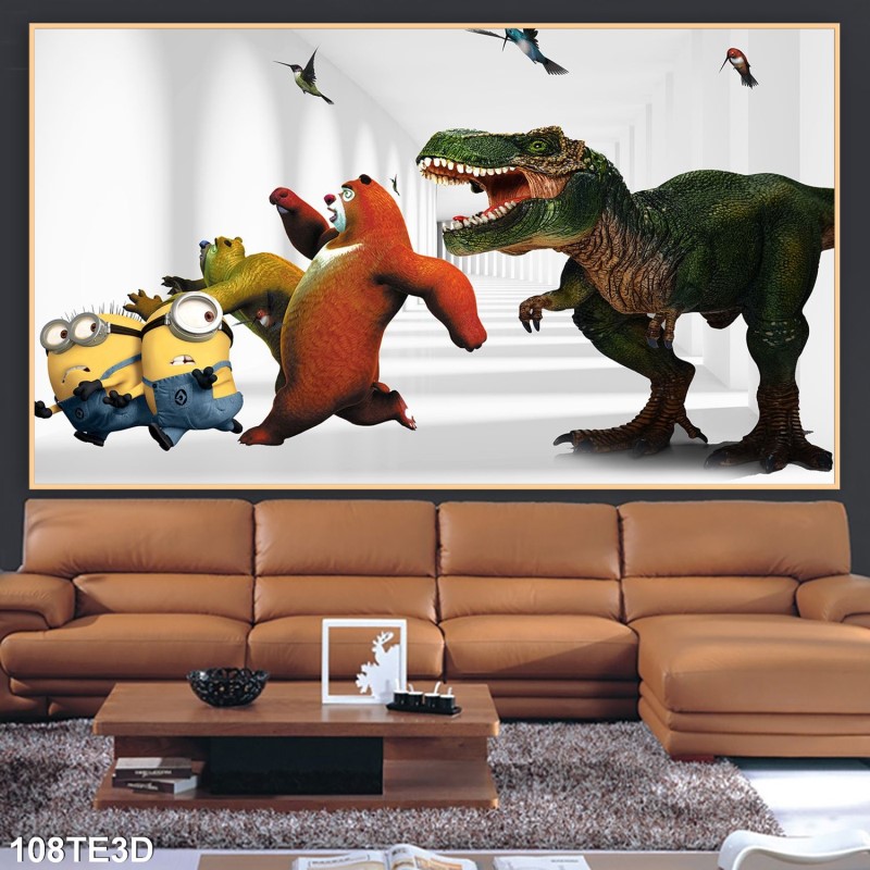 Tranh 3D trẻ em 108TE3D