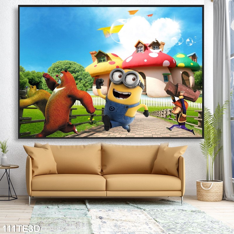 Tranh 3D trẻ em 111TE3D