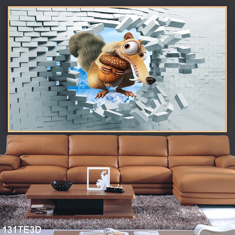 Tranh 3D trẻ em 131TE3D