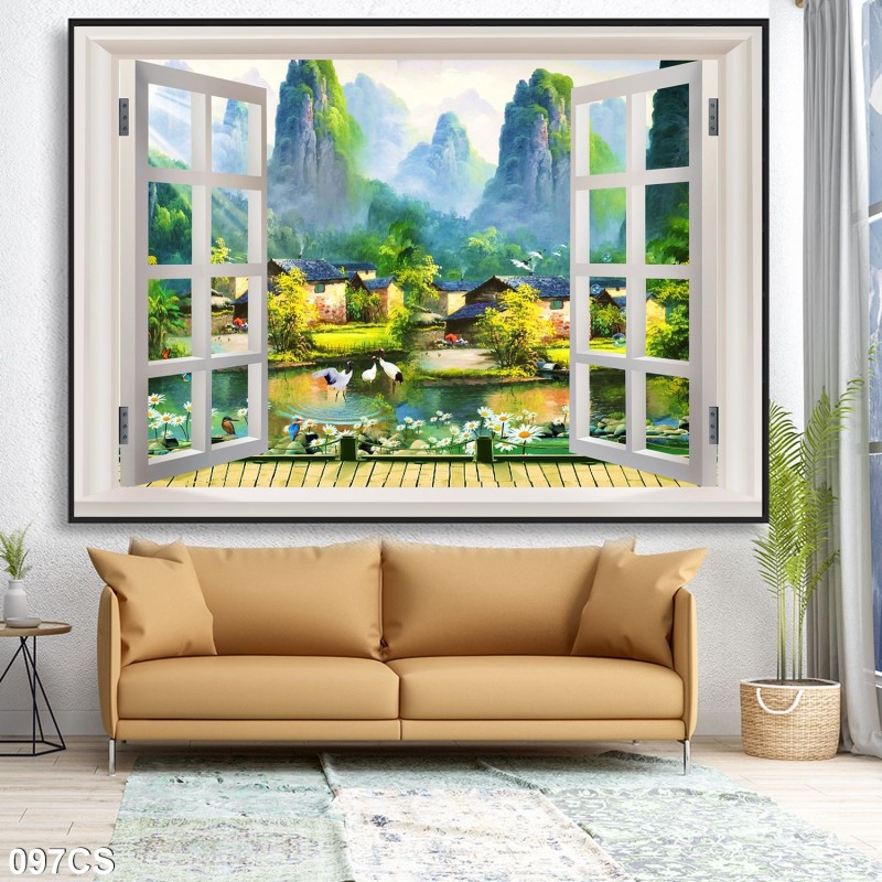 Tranh cửa sổ 097CS
