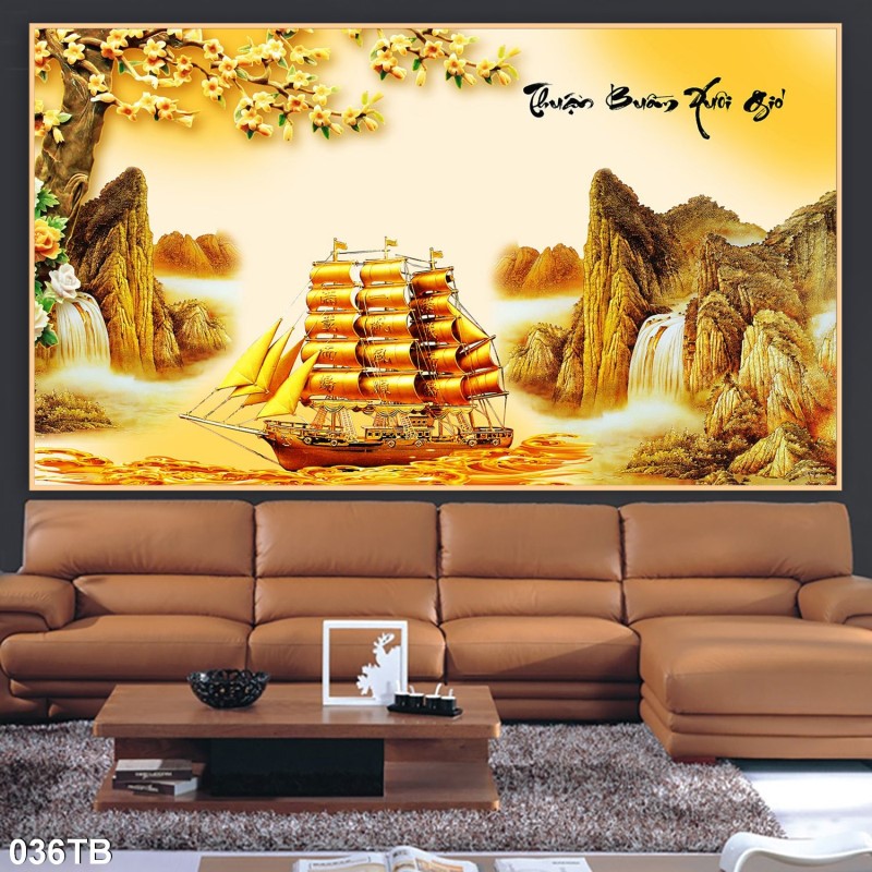 Tranh thuận buồm xuôi gió 036TB