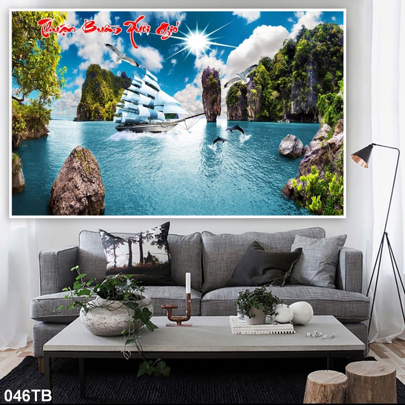 Tranh thuận buồm xuôi gió 046TB