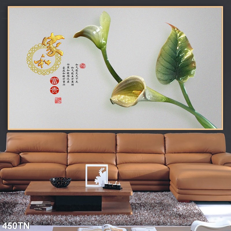 Tranh giả ngọc, điêu khắc gỗ 450TN