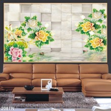 Mẫu Tranh giả ngọc, điêu khắc gỗ mã số 208TN