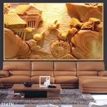Mẫu Tranh giả ngọc, điêu khắc gỗ mã số 214TN