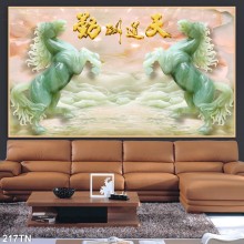 Mẫu Tranh giả ngọc, điêu khắc gỗ mã số 217TN