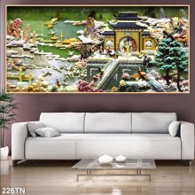 Mẫu Tranh giả ngọc, điêu khắc gỗ mã số 226TN