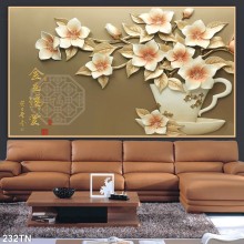 Mẫu Tranh giả ngọc, điêu khắc gỗ mã số 232TN