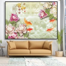 Mẫu Tranh giả ngọc, điêu khắc gỗ mã số 575TN