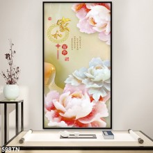 Mẫu Tranh giả ngọc, điêu khắc gỗ mã số 598TN