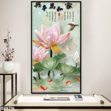 Mẫu Tranh giả ngọc, điêu khắc gỗ mã số 599TN