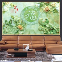 Mẫu Tranh giả ngọc, điêu khắc gỗ mã số 600TN