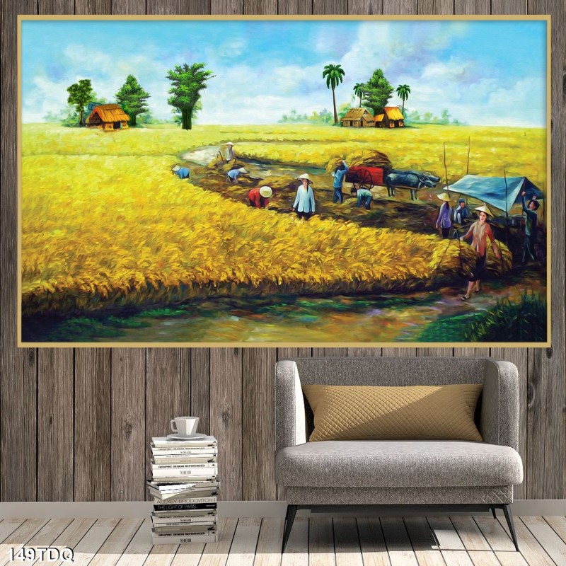 Tranh làng quê Việt nam 149TDQ