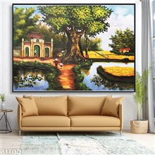 Mẫu Tranh làng quê Việt nam mã số 31TDQ