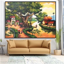 Mẫu Tranh làng quê Việt nam mã số 33TDQ
