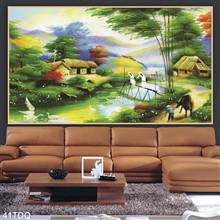 Mẫu Tranh làng quê Việt nam mã số 41TDQ
