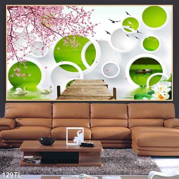 Tranh lụa 3D 129TL