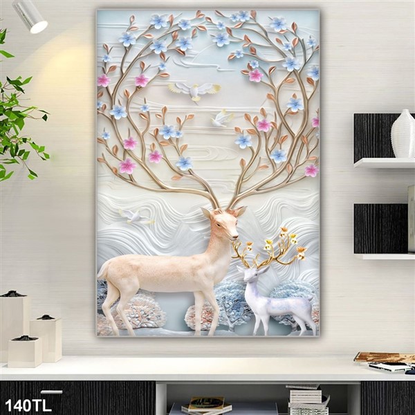 Tranh lụa 3D 140TL
