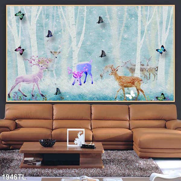 Tranh lụa 3D 1946TL