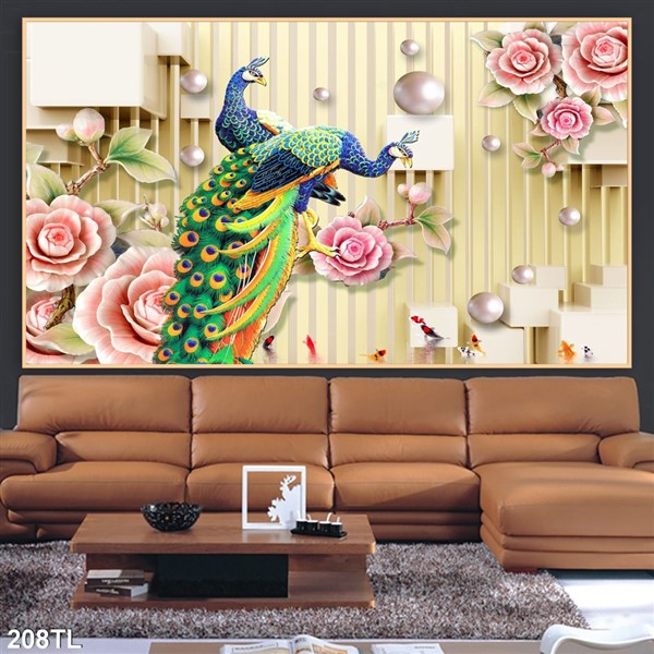 Tranh lụa 3D 208TL