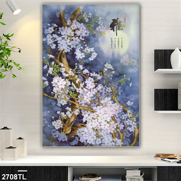 Tranh lụa 3D 2708TL