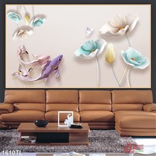 Mẫu Tranh lụa 3D mã số 1610TL