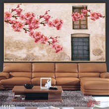 Mẫu Tranh lụa 3D mã số 1615TL