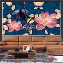 Mẫu Tranh lụa 3D mã số 1616TL