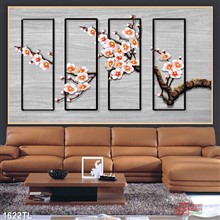 Mẫu Tranh lụa 3D mã số 1622TL
