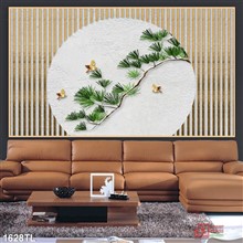 Mẫu Tranh lụa 3D mã số 1628TL