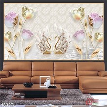 Mẫu Tranh lụa 3D mã số 1632TL