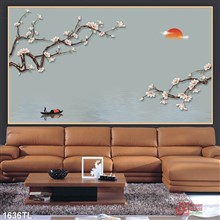 Mẫu Tranh lụa 3D mã số 1636TL