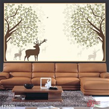Mẫu Tranh lụa 3D mã số 1710TL